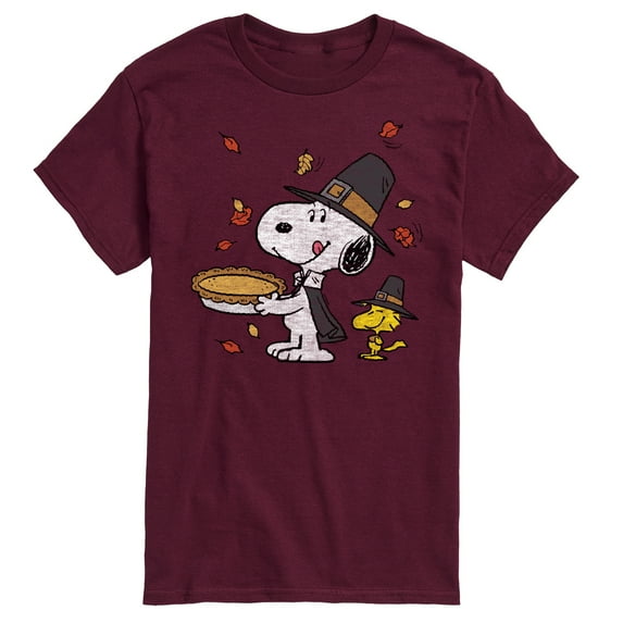 Peanuts - Thanksgiving Scene - Men's Short Sleeve Graphic T-Shirt