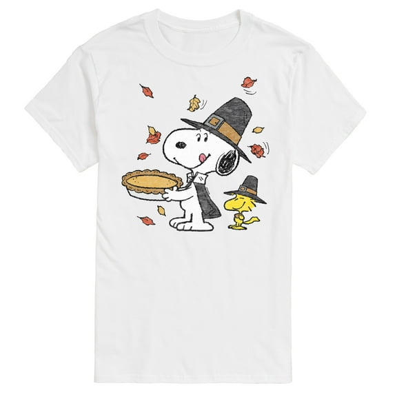 Peanuts - Thanksgiving Scene - Men's Short Sleeve Graphic T-Shirt