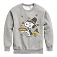 thumbnail image 1 of Peanuts - Thanksgiving Scene - Toddler And Youth Crewneck Fleece Sweatshirt, 1 of 6