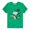 thumbnail image 1 of Peanuts - Thanksgiving Scene - Toddler And Youth Short Sleeve Graphic T-Shirt, 1 of 6