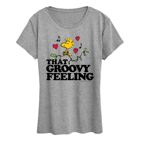 Peanuts - That Groovy Feeling - Women's Short Sleeve Graphic T-Shirt