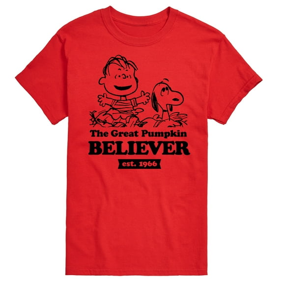 Peanuts - The Great Pumpkin Believer - Men's Short Sleeve Graphic T-Shirt