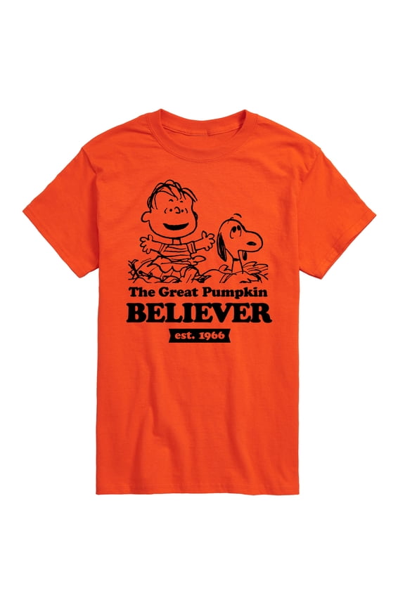 - The Great Pumpkin Believer - Men's Short Sleeve Graphic T-Shirt