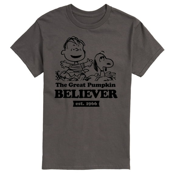 Peanuts - The Great Pumpkin Believer - Men's Short Sleeve Graphic T-Shirt