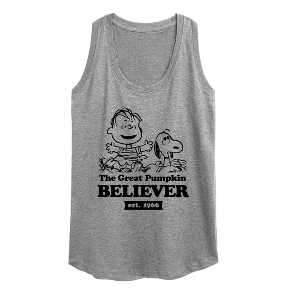 Peanuts - The Great Pumpkin Believer - Women's Racerback Tank Top