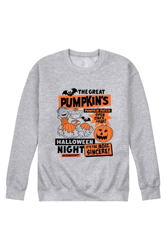 - The Great Pumpkin's Pumpkin Patch - Men's Crew Fleece Sweatshirt