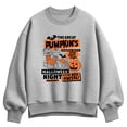 thumbnail image 1 of Peanuts - The Great Pumpkin's Pumpkin Patch - Women's Oversized Fleece Crew Sweatshirt, 1 of 3