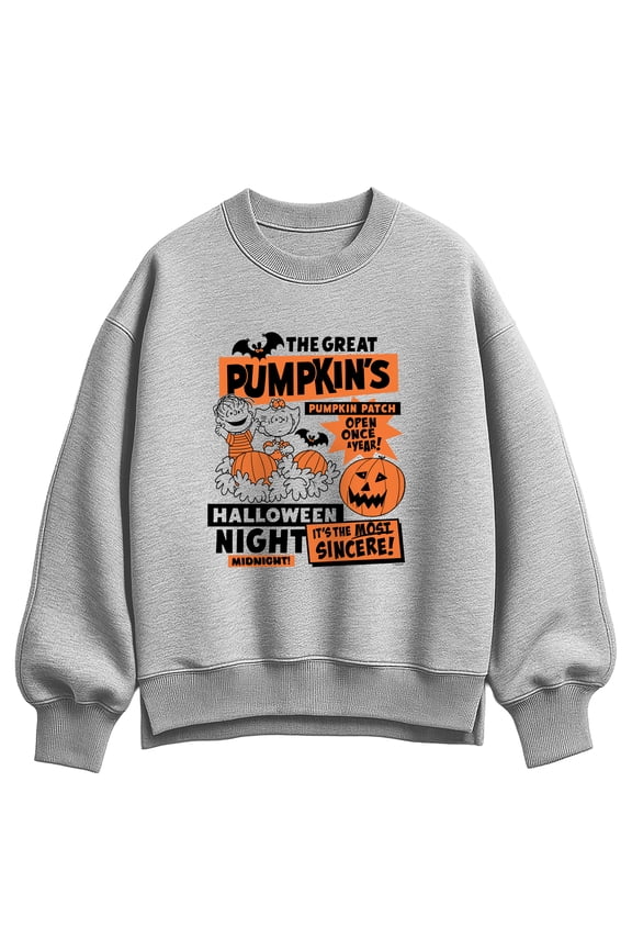 - The Great Pumpkin's Pumpkin Patch - Women's Oversized Fleece Crew Sweatshirt