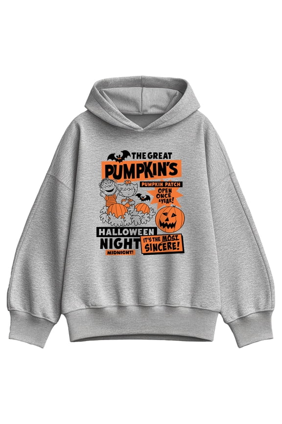 - The Great Pumpkin's Pumpkin Patch - Women's Oversized Fleece Hoodie Sweatshirt