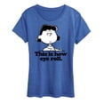 thumbnail image 1 of Peanuts - This Is How Eye Roll - Women's Short Sleeve Graphic T-Shirt, 1 of 7