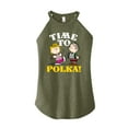 thumbnail image 1 of Peanuts - Time To Polka - Juniors High Neck Tank Top, 1 of 6