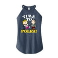 thumbnail image 1 of Peanuts - Time To Polka - Juniors High Neck Tank Top, 1 of 6