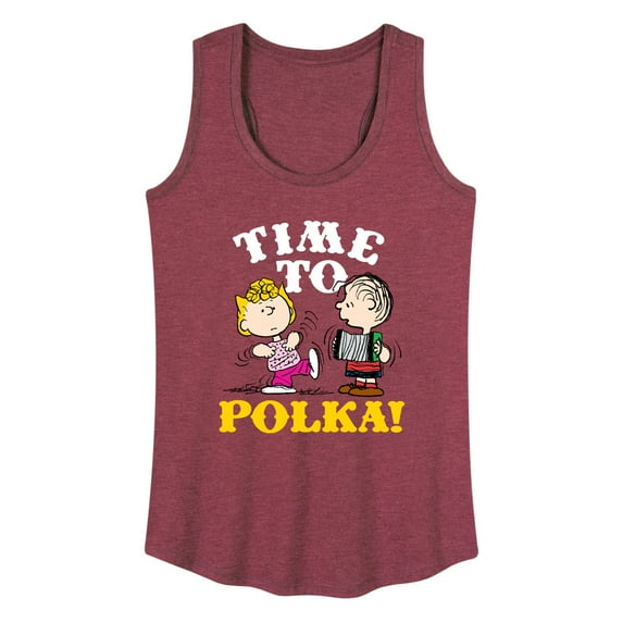 Peanuts - Time To Polka - Women's Racerback Tank Top