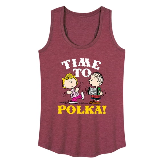 Peanuts - Time To Polka - Women's Racerback Tank Top