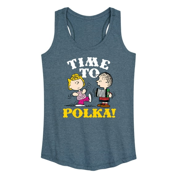 Peanuts - Time To Polka - Women's Racerback Tank Top