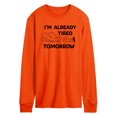thumbnail image 1 of Peanuts - Tired Tomorrow - Men's Long Sleeve T-Shirt, 1 of 1