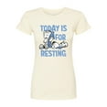 thumbnail image 1 of Peanuts - Today Is For Resting - Juniors Fitted Graphic T-Shirt, 1 of 1