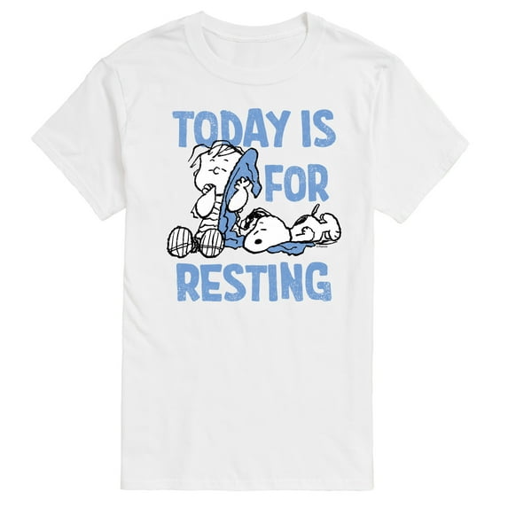 Peanuts - Today Is For Resting - Men's Short Sleeve Graphic T-Shirt