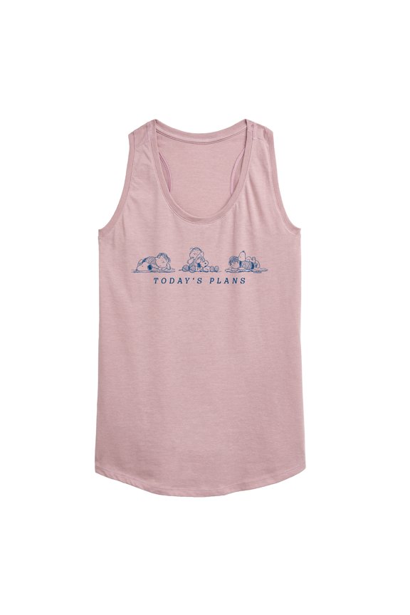 - Today's Plans - Women's Racerback Graphic Tank