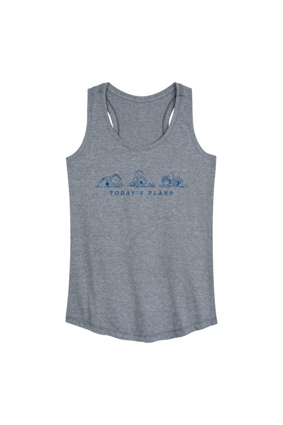 - Today's Plans - Women's Racerback Graphic Tank