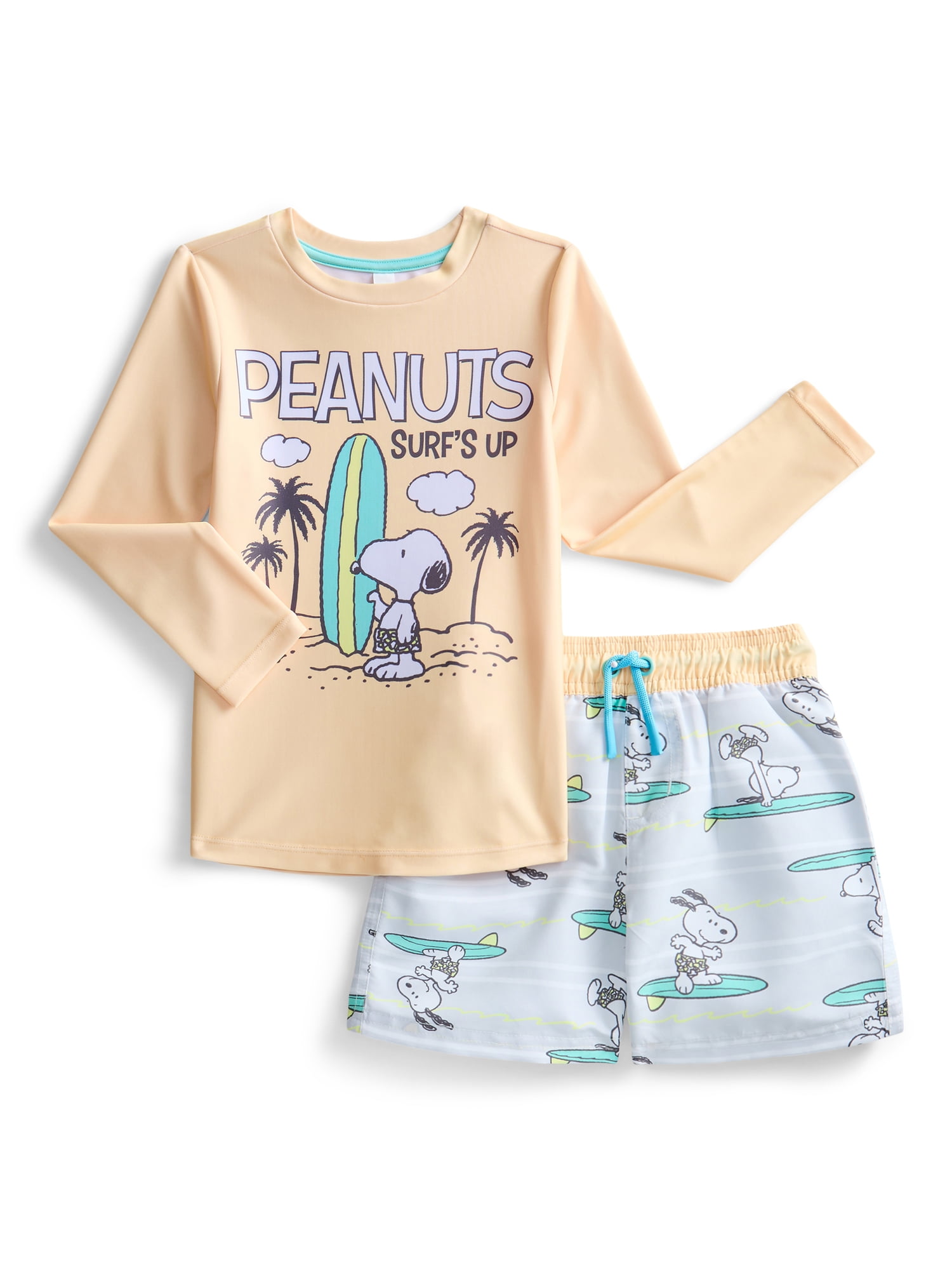 Character Toddler Boy Rash Guard Set, 2-Piece, Sizes 12M-5T