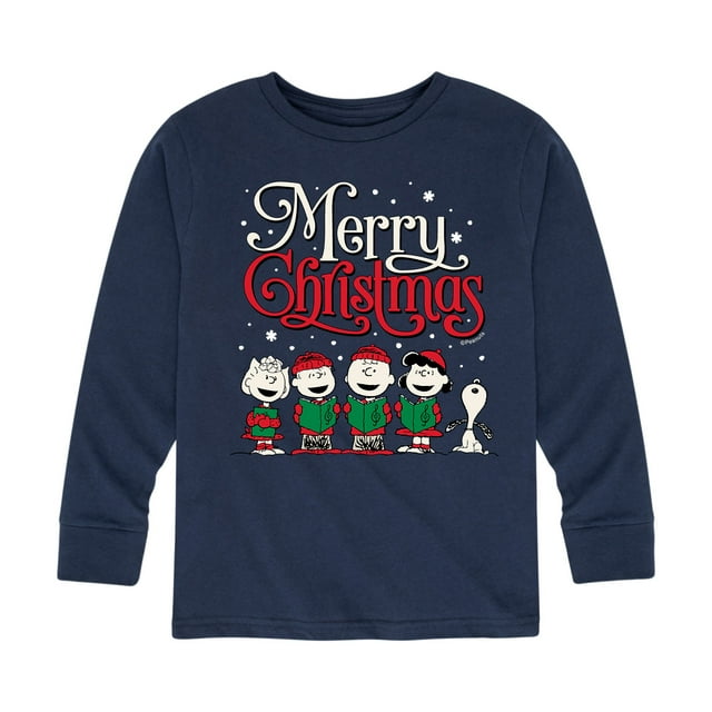 Peanuts Toddler And Youth Christmas Fun Long Sleeve Graphic TShirts
