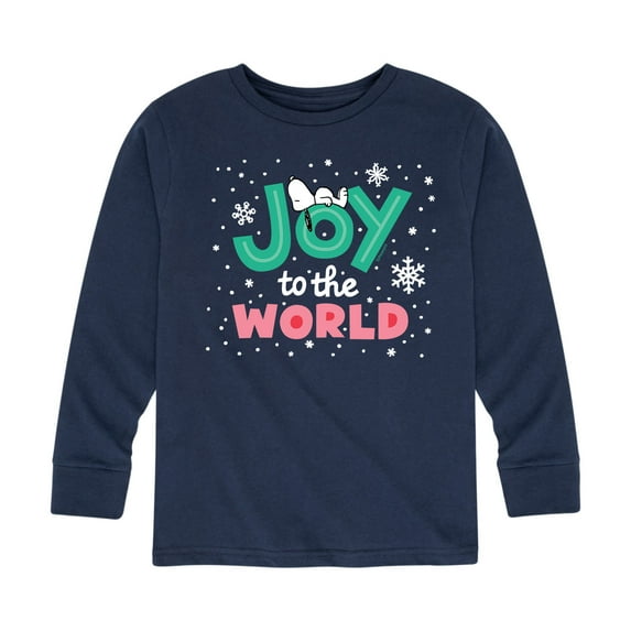 Peanuts - Toddler And Youth Christmas Fun Long Sleeve Graphic T-Shirts
