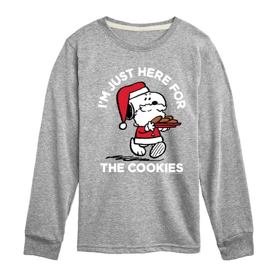 Peanuts - Toddler And Youth Christmas Fun Long Sleeve Graphic T-Shirts