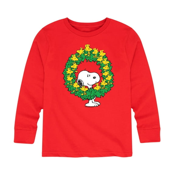 Peanuts - Toddler And Youth Christmas Fun Long Sleeve Graphic T-Shirts