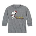 thumbnail image 1 of Peanuts - Toddler And Youth Happy Holidays Long Sleeve Graphic T-Shirts, 1 of 5