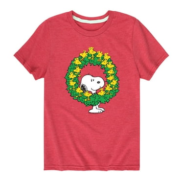 Peanuts - Toddler And Youth Holiday Short Sleeve Graphic T-Shirts
