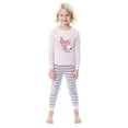 thumbnail image 1 of Peanuts Toddler Girls' Loved Snoopy Woodstock Valentine's 2PC Long Sleeve Pajama Set, 1 of 4