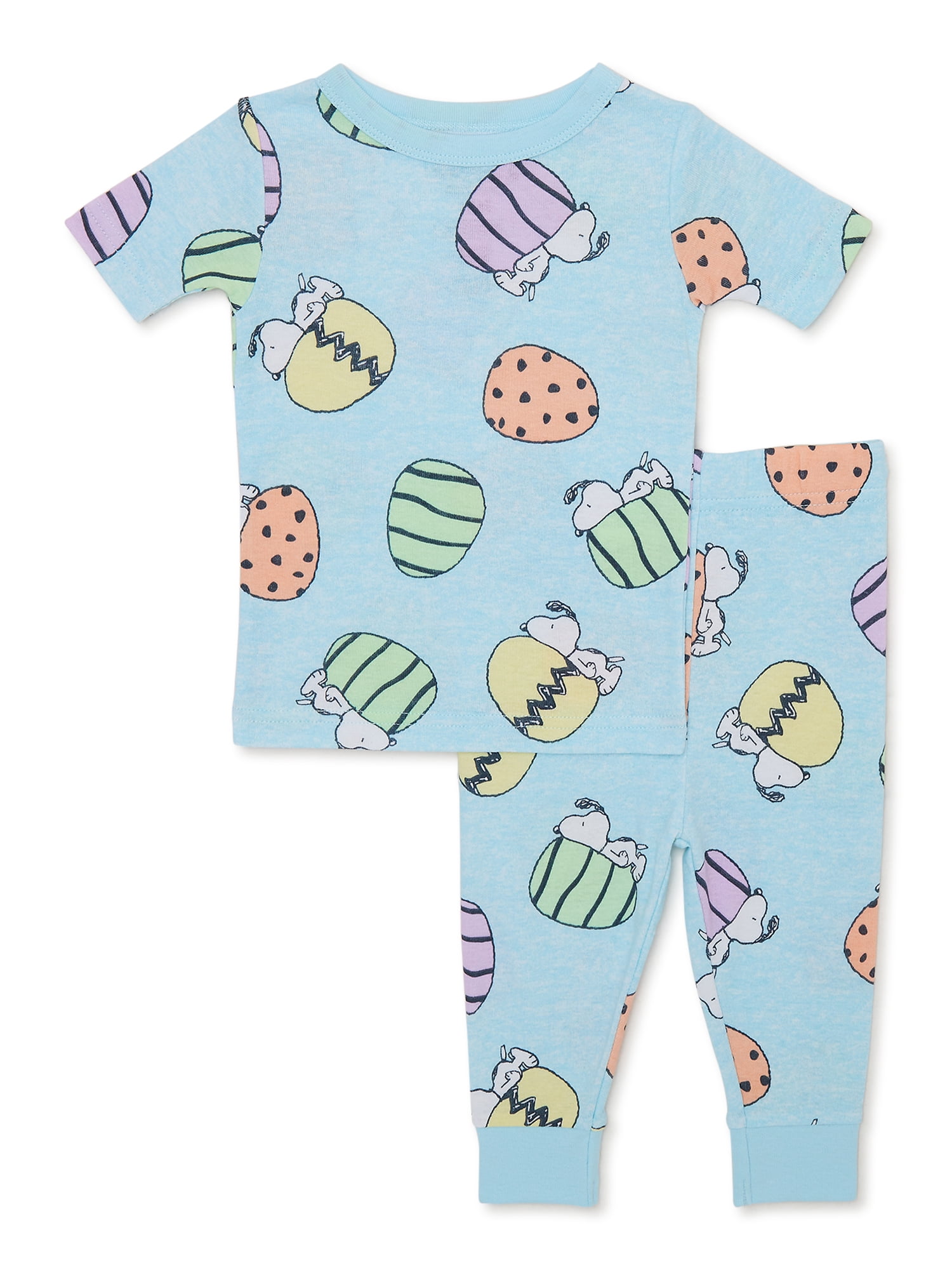 Peanuts Toddler Unisex Easter Pajama Set, 2 Piece, Sizes 12M-5T - Walmart.com