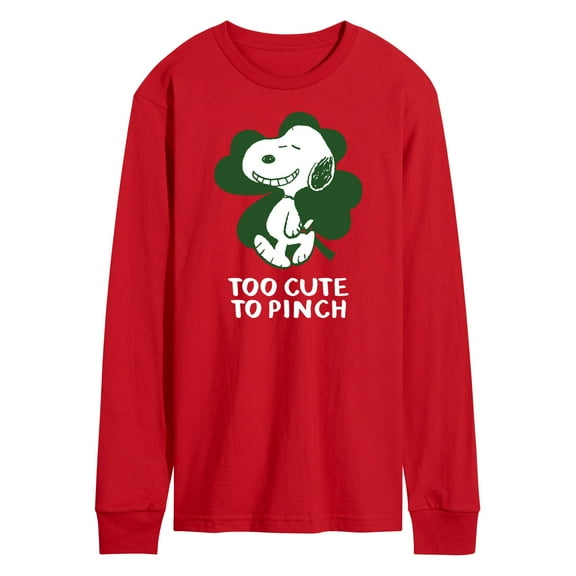 Peanuts - Â Too Cute To Pinch - Men's Long Sleeve T-Shirt