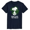 thumbnail image 1 of Peanuts -  Too Cute To Pinch - Men's Short Sleeve Graphic T-Shirt, 1 of 6