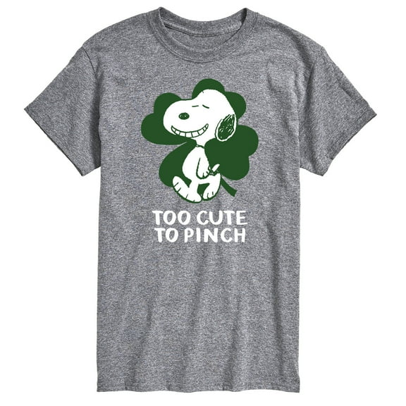 Peanuts -  Too Cute To Pinch - Men's Short Sleeve Graphic T-Shirt
