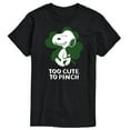 thumbnail image 1 of Peanuts -  Too Cute To Pinch - Men's Short Sleeve Graphic T-Shirt, 1 of 6