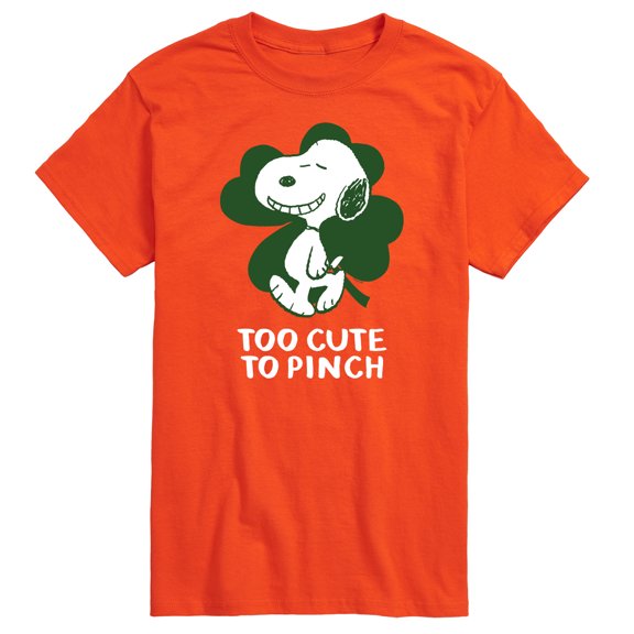 Peanuts -  Too Cute To Pinch - Men's Short Sleeve Graphic T-Shirt