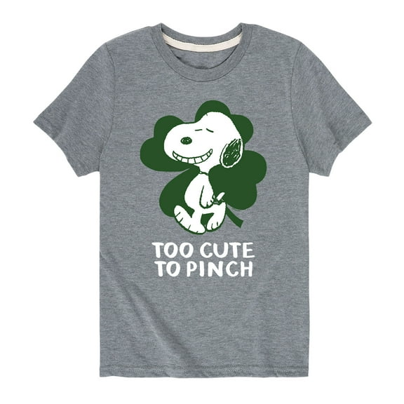 Peanuts - Too Cute To Pinch - Toddler And Youth Short Sleeve Graphic T-Shirt