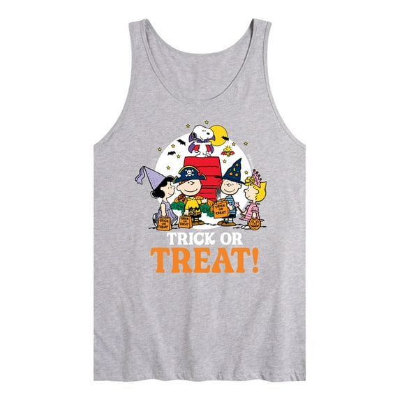 Peanuts - Trick Or Treat Moonlight - Men's Jersey Tank Top