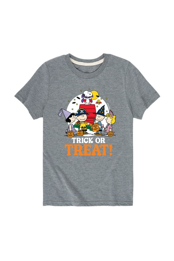 - Trick Or Treat Moonlight - Toddler And Youth Short Sleeve Graphic T-Shirt