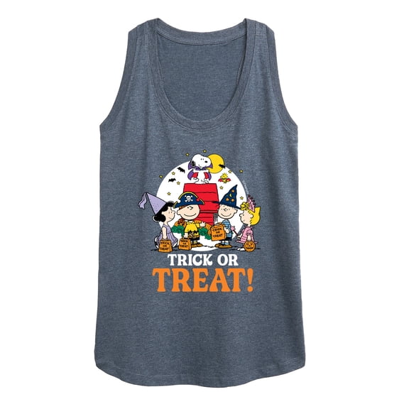 Peanuts - Trick Or Treat Moonlight - Women's Racerback Tank Top