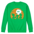 thumbnail image 1 of Peanuts - Trick Or Treat Silhouettes - Men's Crew Neck Fleece Pullover, 1 of 5