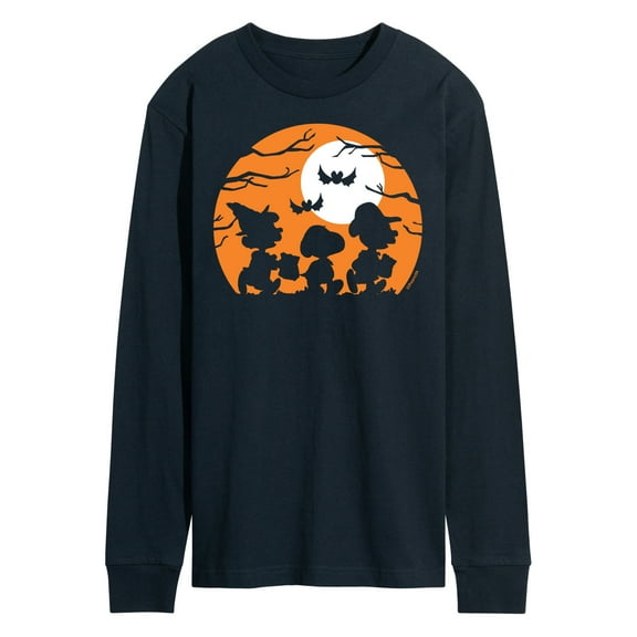 Peanuts - Trick Or Treat Silhouettes - Men's Long Sleeve T-Shirt