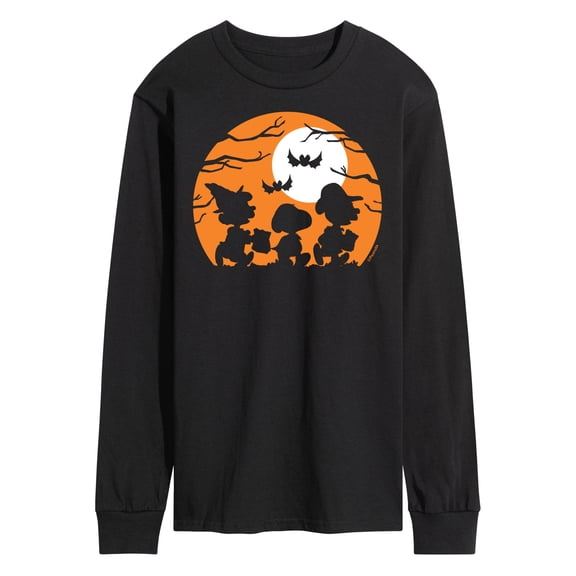 Peanuts - Trick Or Treat Silhouettes - Men's Long Sleeve T-Shirt