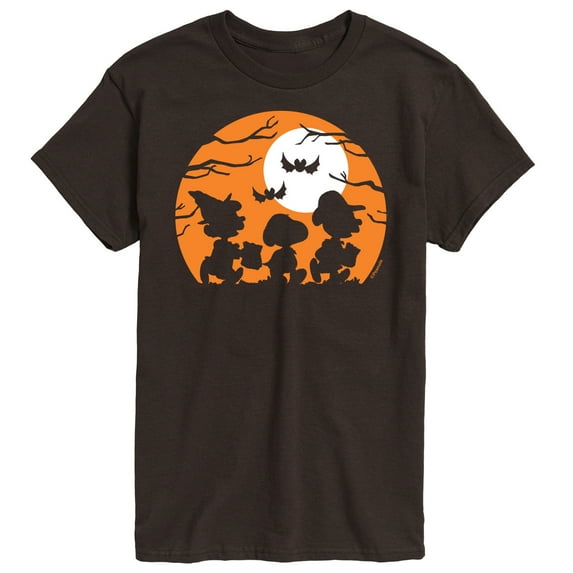 Peanuts - Trick Or Treat Silhouettes - Men's Short Sleeve Graphic T-Shirt