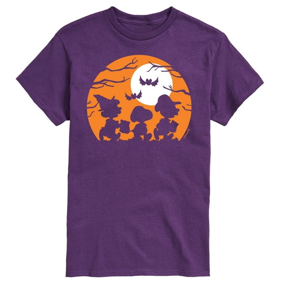 Peanuts - Trick Or Treat Silhouettes - Men's Short Sleeve Graphic T-Shirt