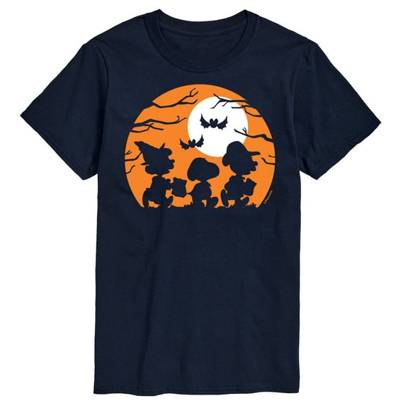 Peanuts - Trick Or Treat Silhouettes - Men's Short Sleeve Graphic T-Shirt