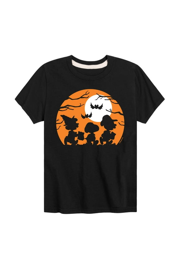 - Trick Or Treat Silhouettes - Toddler And Youth Short Sleeve Graphic T-Shirt