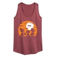 thumbnail image 1 of Peanuts - Trick Or Treat Silhouettes - Women's Racerback Tank Top, 1 of 6
